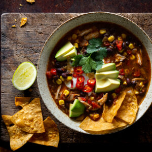 Mexican Style Spicy Chicken Soup