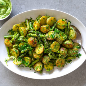 Herby Green Potato & Asparagus Salad