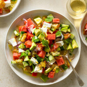 Watermelon, Avocado & Mint Salad
